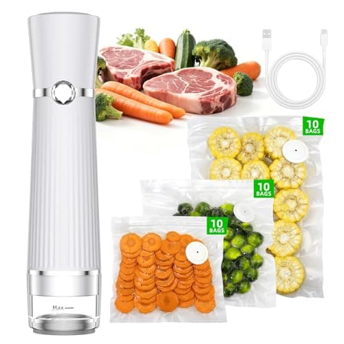 Vacuum Sealer for Food, Handheld Vacuum Sealer For 10X Preservation & Fresh