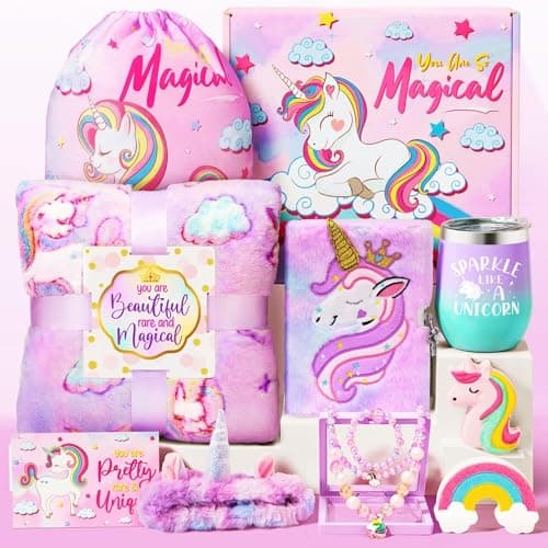 Unicorn Gifts for Girls, Birthday Gifts for Age 3 4 5 6 7 8 9 10 Years Old