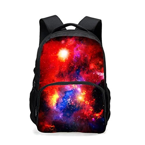 CAIWEI backpack teen, Universe Space TrendyMax Galaxy Pattern Backpack Cute for School (Starry sky 1)