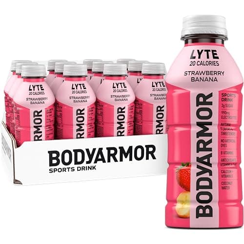 BODYARMOR LYTE Sports Drink, Strawberry Banana, 16 Oz (12 Pk)