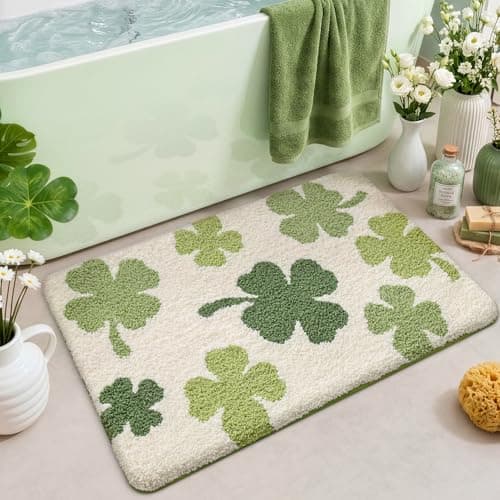 LUMI Bathroom Rug 16x24, Soft Absorbent Microfiber Bath Mat, Non Slip
