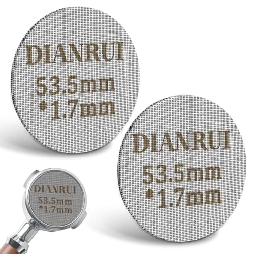 Dianrui 2 PCS 53.3mm Puck Screen Espresso for Breville 54mm Portafilter