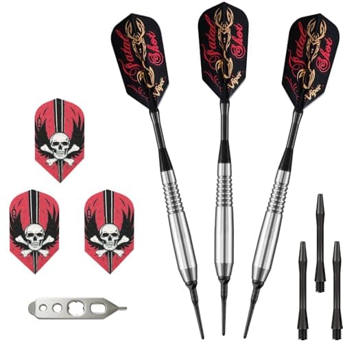Viper by GLD Products Underground Soft Tip Darts: Fatal Shot, 18 Grams,Silver,20-3912-18