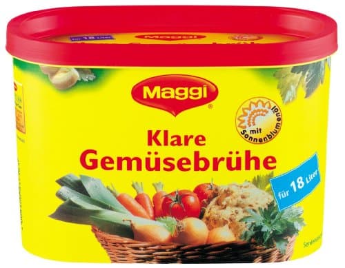 Maggi Clear Vegetables Broth (Klare Gemusebruhe) -for 18 L