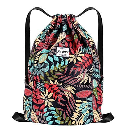 XEYOU Drawstring Sports Backpack Lightweight Gym Yoga Sackpack Shoulder Rucksack Casual Outdoor Daypack for Women and Men