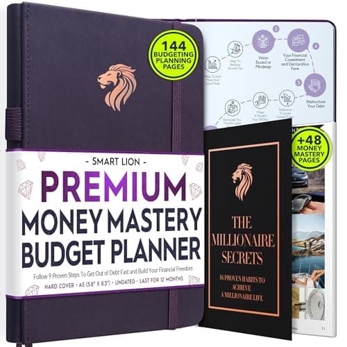 Budget Planner and Monthly Bill Organizer with Expense Tracker Notebook