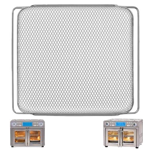 GWYXC Air Fryer Accessories for Emeril Lagasse Dual Zone 360 Air Fryer Oven 25 QT,14.1" x 11.8" Air Fryer Replacement Parts Basket Rack for COSORI CS130 CO130 32Qt Toaster Oven, Dishwasher Safe