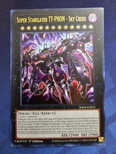 Super Starslayer TY-PHON - Sky Crisis (UR) - RA04-EN072 - Ultra Rare - 1st Edition