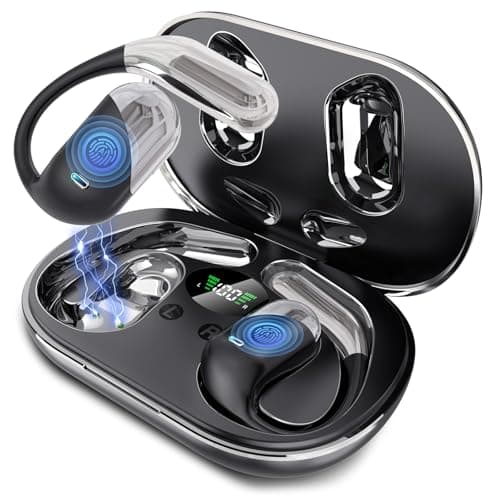 Paekole H7 AI Translation Earbuds: Real-Time 2-Way Language Translator Device, No Subscription Over Ear Translating Headphone(198+ Languages) for Face-to-Face & Travel, Audifonos Traductores - Black