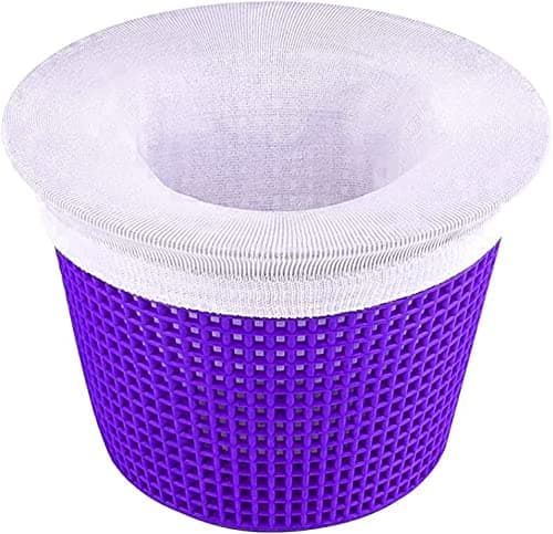 100 Pack Pool Skimmer Socks, Pool Filter Socks Works Perfect with Pool Skimmer for Inground and Above Ground Pool Skimmer Basket/ Hot Tub Filter, Ultra Fine Mesh Socks Filter Debris and Leaves