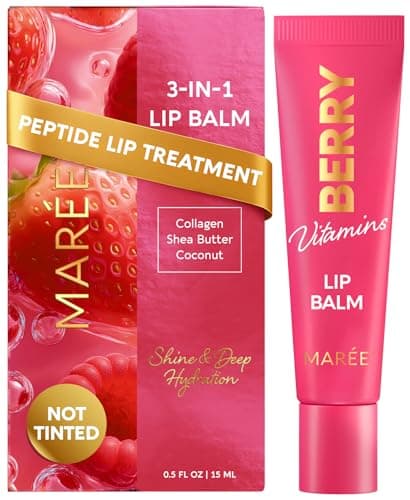 MAREE Lip Balm Hydrating – Lip Butter Moisturizer For Very Dry Lips – Balsamo Labial Hidratante de Labios