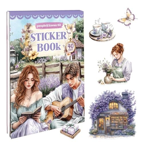 JUNKJWBZ 360 PCS People Stickers Book for Adults - Vintage Aesthetic Journaling Supplies Kit with Women Figures｜Scrapbooking,Card Making & Water Bottle DIY