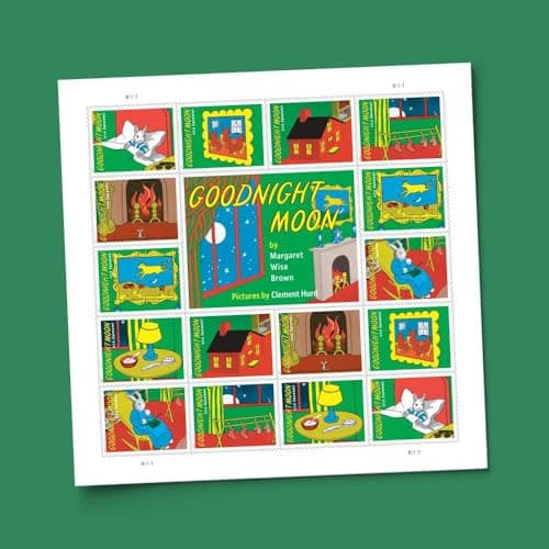 Goodnight Moon 2025 (Sheet of 16) First-Class Mail Forever Postage Stamps