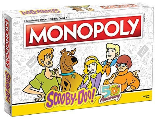 USAOPOLY Monopoly Scooby-Doo! Board Game | Official Merchandise Based on the Popular Cartoon | Classic Monopoly Game Featuring Characters