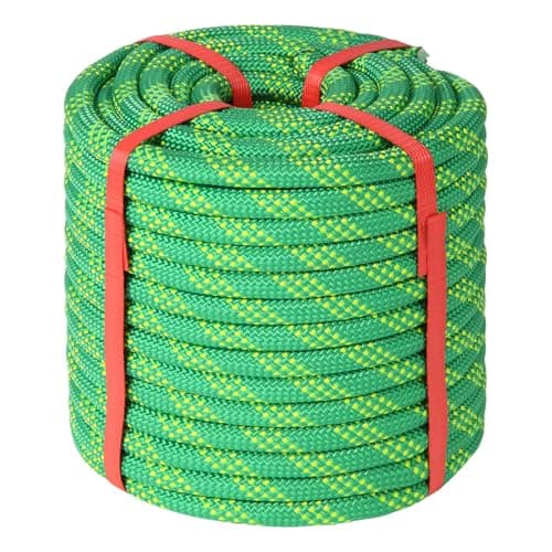 Arborist Rope Tree Climbing Rope 1/2 Inch 48 Strands Bull Rope for Construction Climbing Swing Sailing