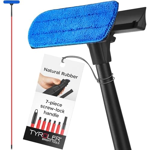 Tyroler Professional Telescopic Window Squeegee for Home, 12"-110"