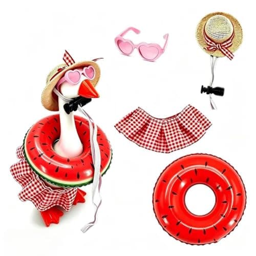 7 Inches Mini Desk Goose Outfits Desktop Goose Clothes Bikini Accessories