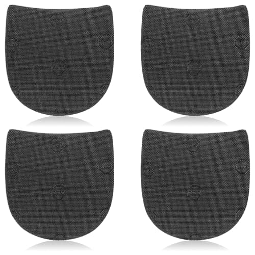 IANFAN 2 Pairs Shoe Repair Rubber Heels, Anti-Slip shoe heel repair kit Cuttable Boot Heel Replacement 1/6 Inch (4 mm) Thick RubberHeel Replacement for Women Men Boots