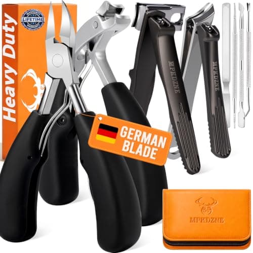 Heavy Duty Toenail Clippers for Thick Ingrown Nails Fingernail Set