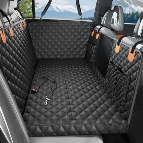 Dog Car Seat Cover for Back Seat, Hard Bottom Hammock Hold 400lbs For Cars