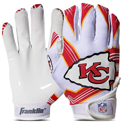 NFL Kansas City Chiefs Youth Medium Receiver Gloves
