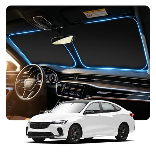 59×31" Upgraded Car Windshield Sun Shade,Foldable Windshield Cover Sun Shade Blocks Sunlight & Heat,Summer Essentials Suns Shades for Cars Windshields Car Interior Accessories (M (59 x 31 inch))