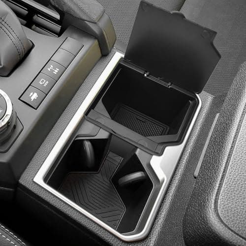 HGWEI Center Console Coin Holder Compatible with 2025 2026 Toyota 4Runner Interior Accessories, Passenger-Side Coin Storage Box ABS Plastic Cup Holder Insert Tray Organizer for Small Items