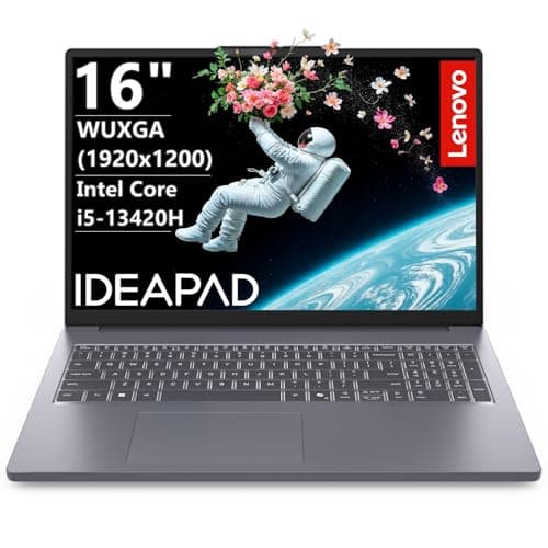Lenovo Business Laptop with Copilot AI • 2026 Edition • Intel 13th Gen i5-13420H • 24GB DDR5 • 1TB SSD • 16" FHD+ • Microsoft 365 • WiFi 6 • Windows 11