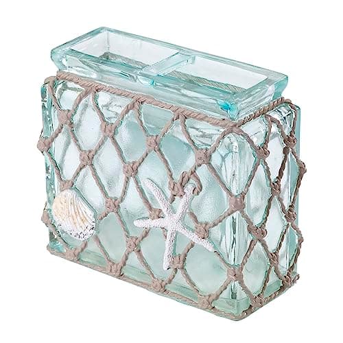 Avanti Linens - Toothbrush Holder, Coastal Home Decor, Seaglass
