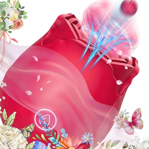 Rose Toy Clit Sucker Rose Sex Toy Sucking Vibrator for Women Dildo Adult Toys Waterproof and Strong Vibration, Super Worry Free,The Rose for Women GR-02