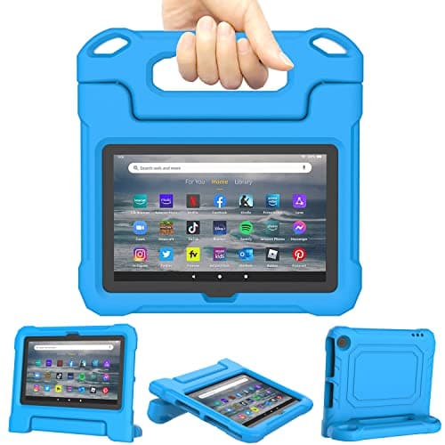 Kids Case for Fire 7 Tablet Case (12th Generation, 2022),Blue