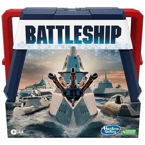 Hasbro Gaming Battleship Classic Board Game | Strategy Games for Kids and Adults | Ages 7+ | 2 Players | Fun Kids Games | Family Games