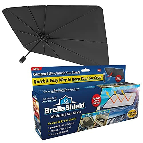 Ontel Brella Shield Car Windshield Sun Shade by Arctic Air, 31 x 57 in