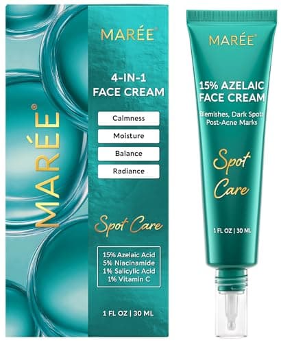 MAREE Azelaic Acid 15% Face Cream – Azelaic Acid Serum Cream for Dark Spots