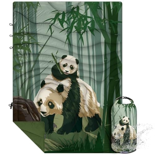 KawaGebo Kamp Large Puffy Camping Blanket Lightweight 78"x 56"