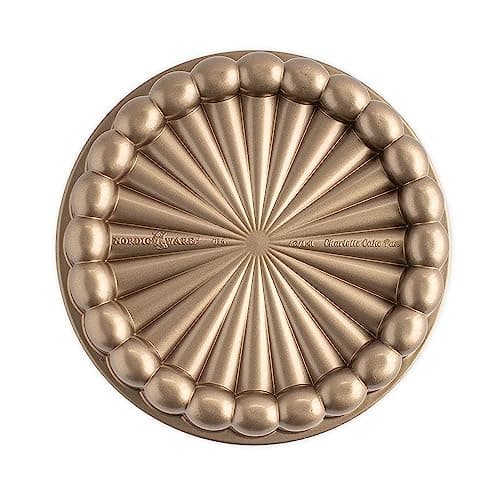 Nordic Ware Charlotte Cake Pan, 6-Cup/1.4 Liters, Toffee