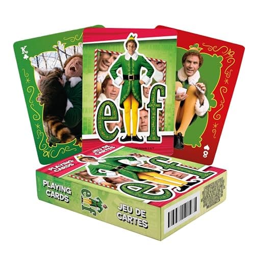 AQUARIUS Elf Buddy Playing Cards for Your Favorite Card Game-Officially Licensed Elf Movie Merchandise & Collectibles-Poker Size w Linen Finish