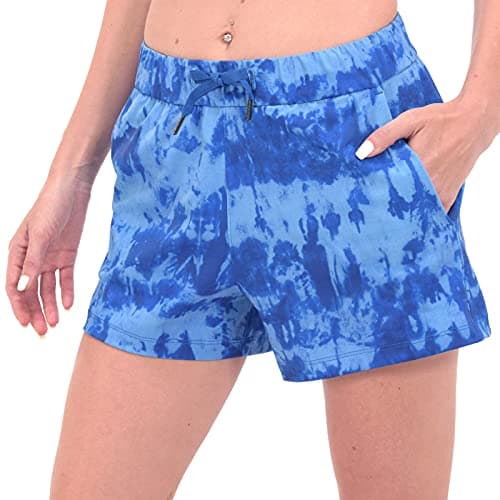 PIQIDIG Shorts for Women Running Workout Shorts Athletic Gym Shorts with Pocket