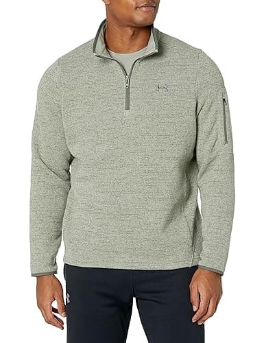 Under Armour mens Specialist Quarter Zip, (504) Grove Green/Colorado Sage/Colorado Sage, Small