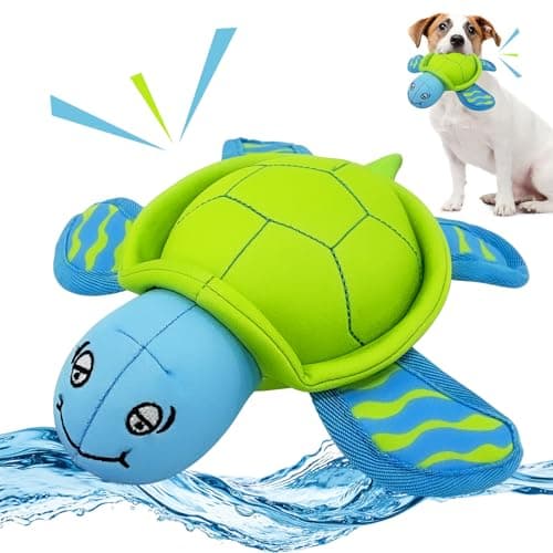 Lepawit Dog Pool Toys, Floating Water Toys for Dogs, Squeaky Dog Toys for Water or Pool, Outdoor Beach Interactive Dog Toys for Small and Medium Dogs – Turtle