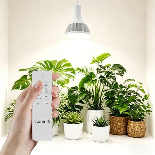 RDJ Bouns 26W LED Grow Light Bulb with Remote, PAR38, E26 Base