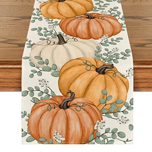 Artoid Mode 210 GSM Fall Table Runner Home Party Decor 13x72 Inch