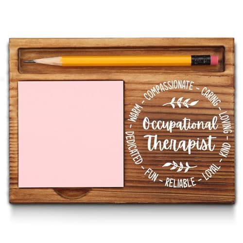 Occupational Therapist OT Appreciation Gifts Self-Stick Note Pad Holders