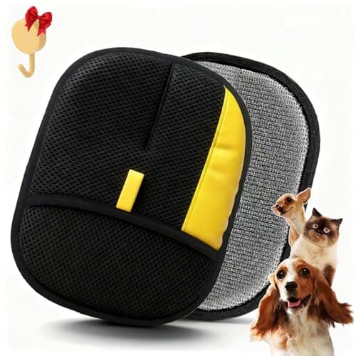 FENNIDICE 2PCS Pet Hair Remover Glove, Electrostatic for Dogs & Cats