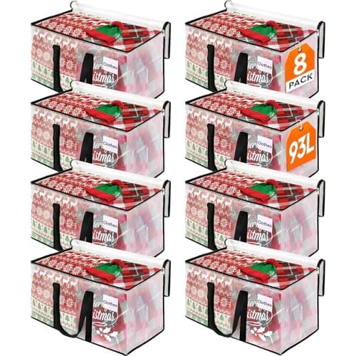 BlissTotes Moving Bags, 93L 8-Pack Storage Bags, Moving Boxes