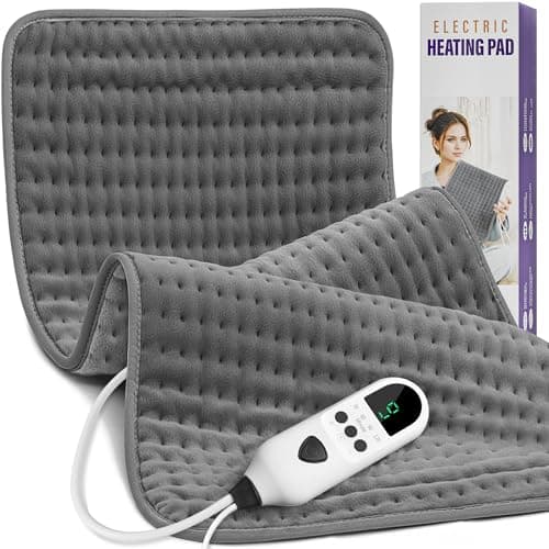 Heating Pad for Back 33"x17", Electric Heating Pads Large for Period Cramps Relief and Shoulder Pain, 9 Heat Settings, Machine Washable, Auto Shut Off, Birthday Gifts for Women, Mom