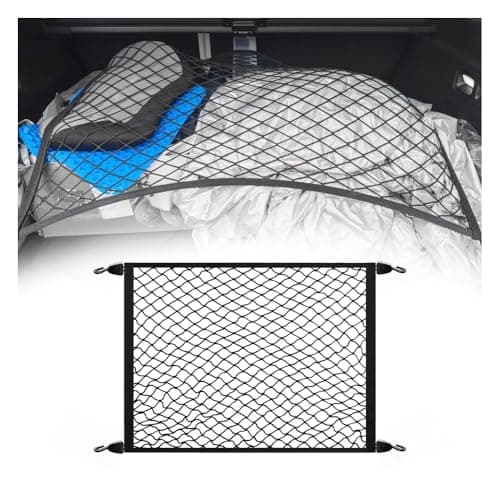 Cargo Net for SUV,Heavy-Duty Stretchable Truck Cargo Net 31.1"x22.8" Extends to 62"x47" for Secure Storage,Universal Truck Bed Nets as Trunk Organizer for Sedans/RVs