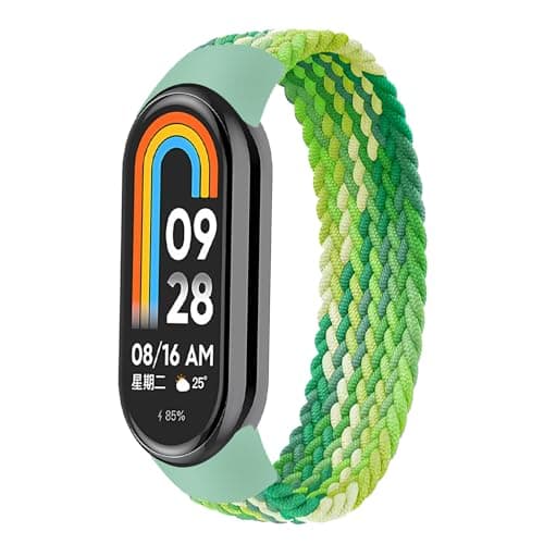 Braided Solo Loop Compatible with Xiaomi Smart Band 10 9 8 Women Men