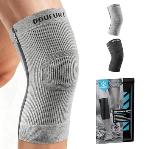 DOUFURT Compression Knee Brace & Sleeve for Men Women Meniscus Tear Support