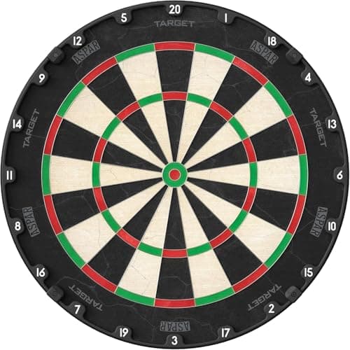 Target Darts Aspar Dartboard | Steel Tip Dart Board for Adults | Sisal
